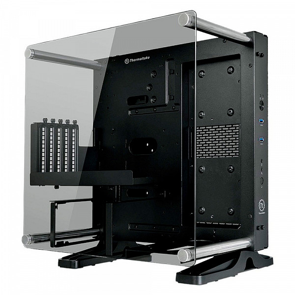 Gabinete Thermaltake Core P1 TG Preto com Vidro Temperado CA-1H9-00T1WN-00