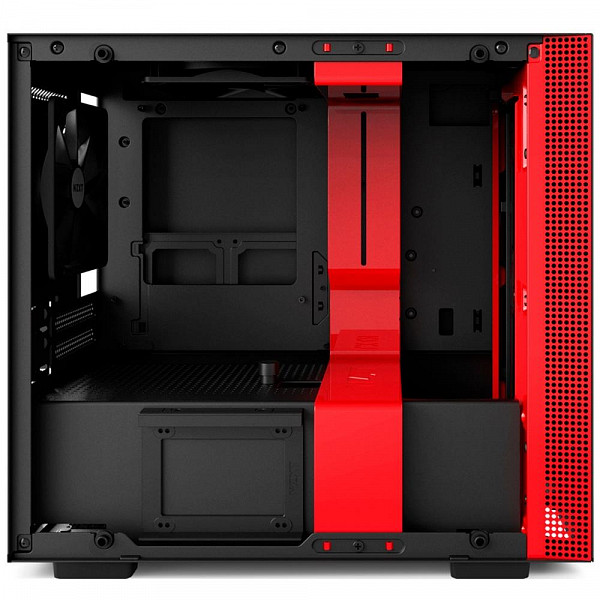 Gabinete NZXT H200, ITX, Vermelho - CA-H200B-BR