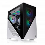 Gabinete Gamer Thermaltake Divider 170 TG Snow ARGB, Mid Tower, Vidro Temperado, White, M-ATX, Sem fonte, Com 2 Fans, CA-1S4-00S6WN-00