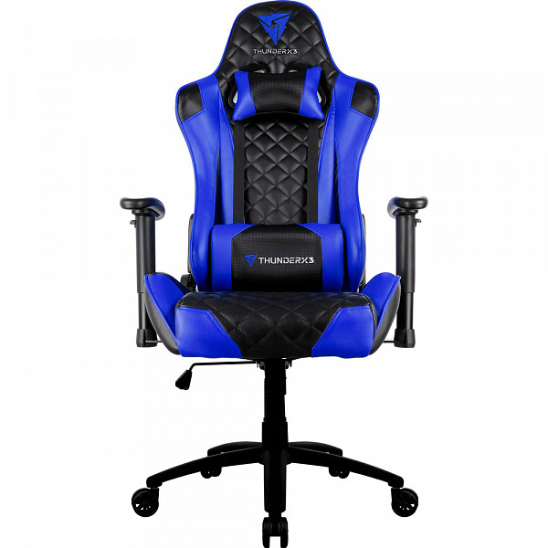 Cadeira Gamer Profissional Tgc12 Preta/azul Thunderx3