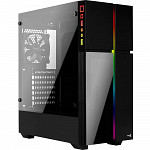Gabinete Gamer Aerocool Playa, Mid Tower, RGB, 1 Cooler, Lateral e Frontal em Vidro