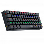 Teclado Gamer Mecânico Redragon Lakshmi, ABNT2, 61 Teclas, Switch Blue, K606R
