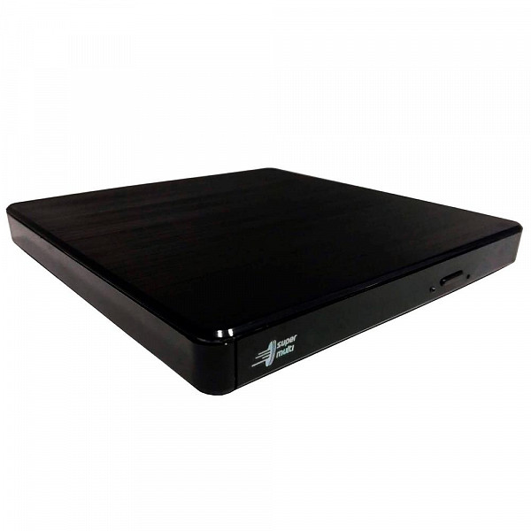 Gravador de DVD Externo Bluecase Slim, USB 2.0 - BGDE03CASE