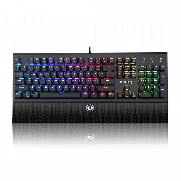 Teclado Mecânico Gamer Redragon Dark Aryaman, RGB, Switch Outemu Blue, ABNT2 - K569 RGB