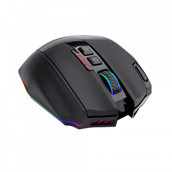 Mouse Gamer Redragon Sniper Pro, RGB, 16000DPI, 9 Botões, Sem Fio, Programáveis Macro - M801P-RGB