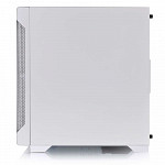 Gabinete Gamer ThermalTake S100, Mini Tower, Vidro Temperado, White, ATX, Sem Fonte, Com 1 Fan, CA-1Q9-00S6WN-00