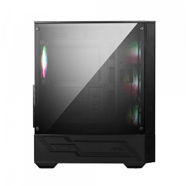Gabinete Gamer MSI MAG Forge 112R, Mid Tower, Black, Sem Fonte, Com 4 Fans