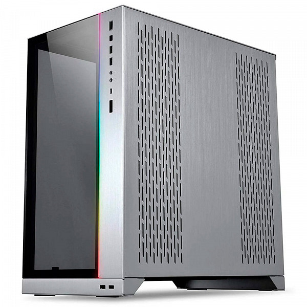 Gabinete Gamer Lian Li O11 Dynamic XL, Full Tower, Vidro Temperado, Prata, Sem Fonte, Sem fan, O11DXL-A