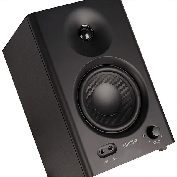 Monitor de Áudio Mr4 Edifier 42w Rms, Conexão TRS e RCA, Bivolt - Preto