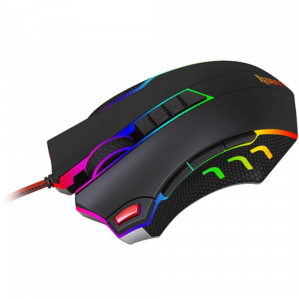 Mouse Laser Gamer Redragon Titanoboa 2 - 24000 DPI 10 Botões 5 Ajustes de Peso USB M802 RGB