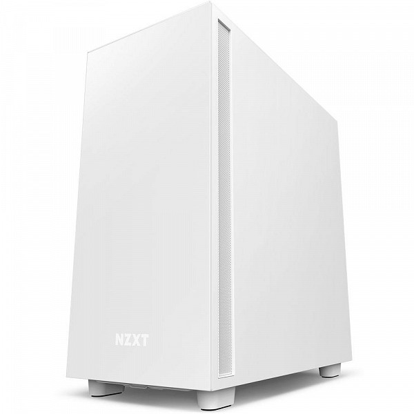 Gabinete NZXT H7, Mid Tower, ATX, Lateral em Vidro Temperado, 2x Fans, Branco - CM-H71BW-01