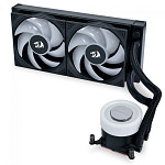 Water Cooler Lian Li x Redragon Galahad II lite 240, 240mm, ARGB, Intel-AMD, Black, Compatível Com LGA 1851, GA2L24RB-RD BLACK