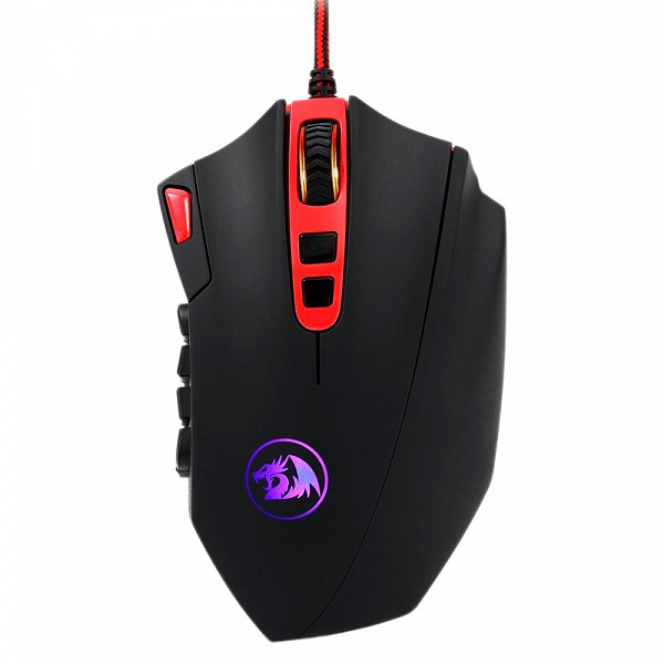 Mouse Gamer Redragon Perdition 2, RGB, 19 Botões, 24000DPI - M901-1