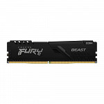 Memória Kingston Fury Beast, 8GB, 2666MHz, DDR4, CL16, Preto - KF426C16BB/8