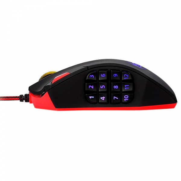 Mouse Gamer Redragon Perdition 2, RGB, 19 Botões, 24000DPI - M901-1