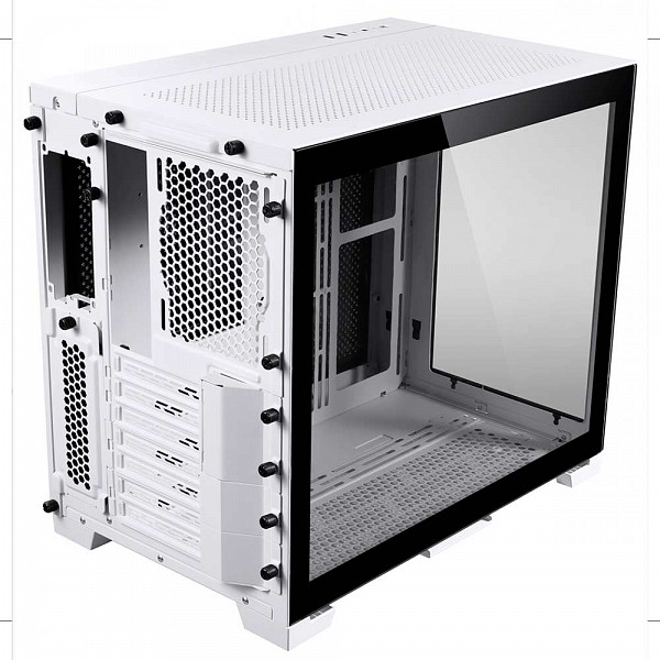 Gabinete Lian Li Dynamic Mini, Mini Tower, Vidro Temperado, White, ATX, Sem Fonte, Sem Fans, O11D MINI-W