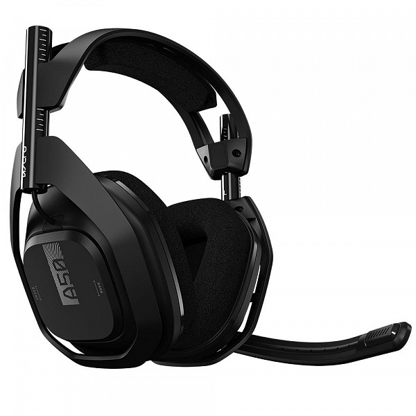 Headset Sem Fio ASTRO Gaming A50 + Base Station Gen 4 com Áudio Dolby - Compatível com PS4, PC, Mac - Preto/Prata - 939-001674