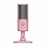 Microfone Razer Seiren X Quartz Podcast, USB, Pink - RZ19-02290300-R3M1