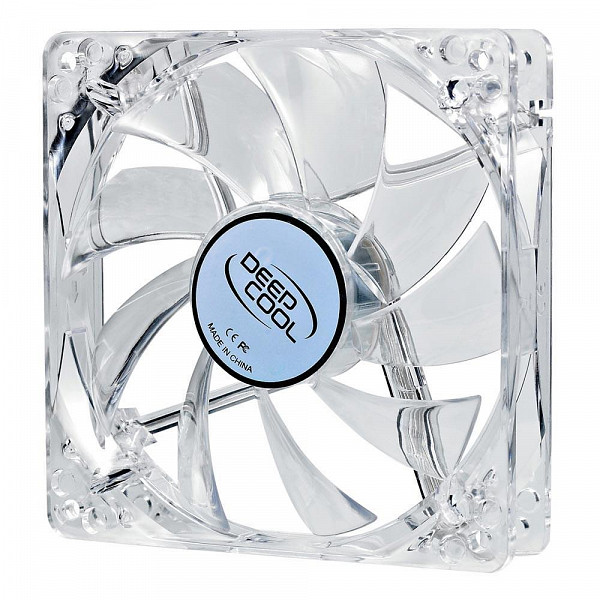 Cooler FAN DeepCool 12x12cm Super Silent Big Airflow Red LED XFAN120L/R