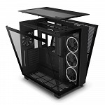 Gabinete Gamer NZXT H9 Elite, Mid Tower, RGB, ATX, Lateral, Frontal e Topo em Vidro, Preto - CM-H91EB-01