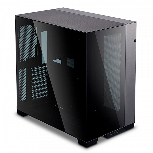 Gabinete Gamer O11 Dynamic Evo Preto, E-ATX /ATX/M-ATX/ITX, Lateral e Frontal em Vidro  - O11DEX