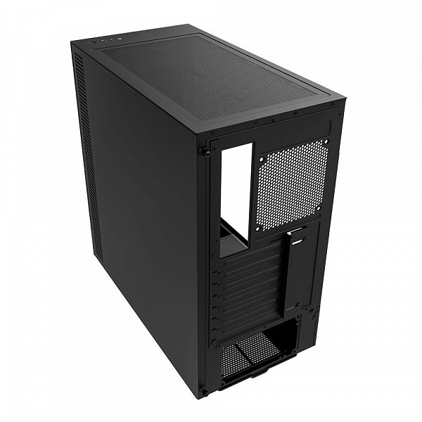 Gabinete NZXT H5 Elite Compact, Mid Tower, RGB, ATX, Lateral e Frontal em Vidro Temperado, 3x Cooler Fan, Preto - CC-H51EB-01