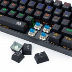 Teclado Gamer Mecânico Redragon Lakshmi, ABNT2, 61 Teclas, Switch Blue, K606R