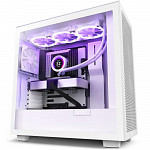 Gabinete NZXT H7 Flow, Mid Tower, ATX, Lateral em Vidro Temperado, 2x Fans, Branco - CM-H71FW-01