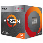 Processador AMD Ryzen 5 3400G, Cache 4MB, 3.7GHz (4.2GHz Max Turbo), AM4 - YD3400C5FHBOX