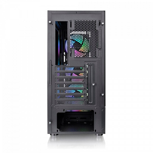 Gabinete Gamer Thermaltake View 200 TG ARGB, Mid Tower, Vidro Temperado, ATX, Sem Fonte, Com 3 Fans, CA-1X3-00M1WN-00