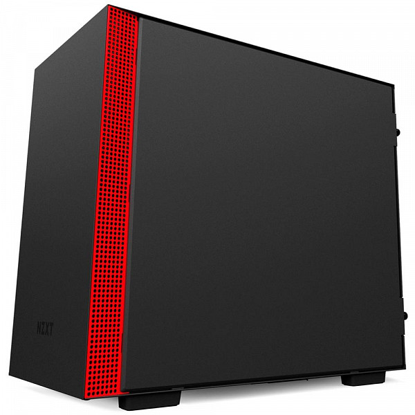 Gabinete NZXT H200, ITX, Vermelho - CA-H200B-BR