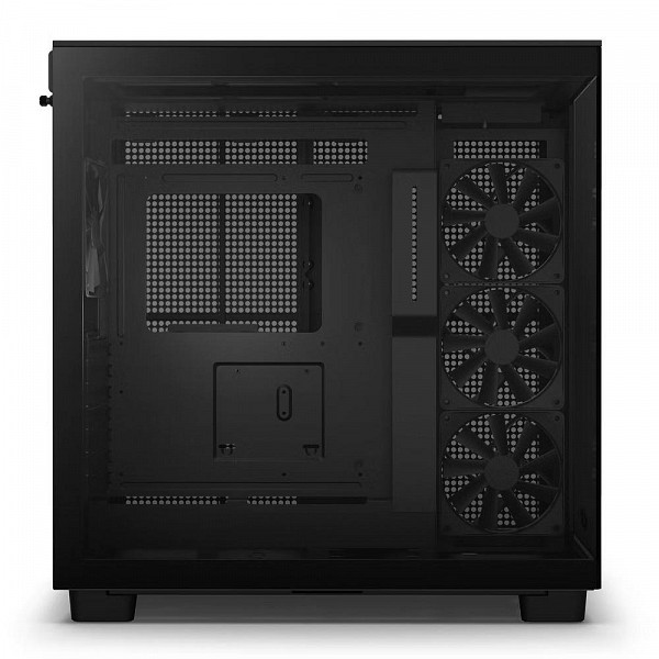Gabinete Gamer NZXT H9 Flow, Mid Tower, ATX, Lateral e Frontal em Vidro, Preto - CM-H91FB-01