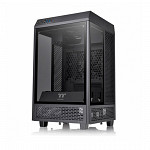 Gabinete Thermaltake The Tower 100  Mini Preto com Janela Lateral em Vidro Temperado 120MM CA1R300S1WN00