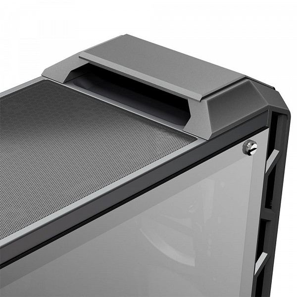 Gabinete Gamer Cooler Master Mastercase H500, 3x Fans (2x ARGB Frontais, 1x Traseira), Lateral em Vidro Temperado, Cinza - MCM-H500-IGNN-S01