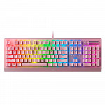 Teclado Mecânico Gamer Razer BlackWidow V3, Chroma, Razer Switch Green, US, Quartz Pink - RZ03-03541800-R3M1