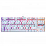 Teclado Mecânico Gamer Redragon Kumara K552W-RGB RGB Lunar White Switch Brown PT