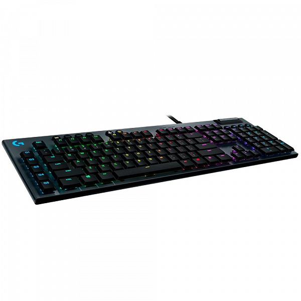 Teclado Mecânico Gamer Logitech G815, Design ultrafino, RGB, Switch GL Tactile Marrom, US - 920-008984