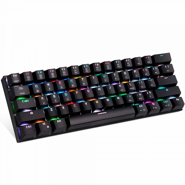 Teclado Mecânico Gamer Bluetooth Motospeed CK62 Switch Azul RGB