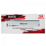 Memória DDR4 Redragon Rage, 8GB, 3200MHz, Branco, GM-711