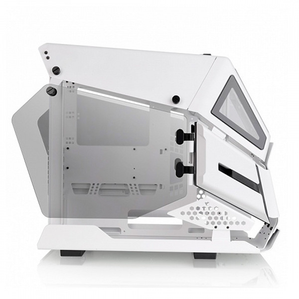 Gabinete Gamer Thermaltake AH T200 Snow, Vidro Temperado, White, Sem Fonte, CA-1R4-00S6WN-00