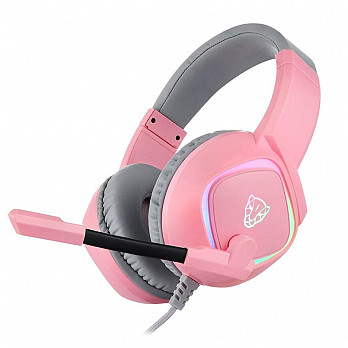 Headset Gamer Motospeed G750, RGB, 7.1 Virtual, Drivers 40mm, Rosa - FMSHS0092RSA
