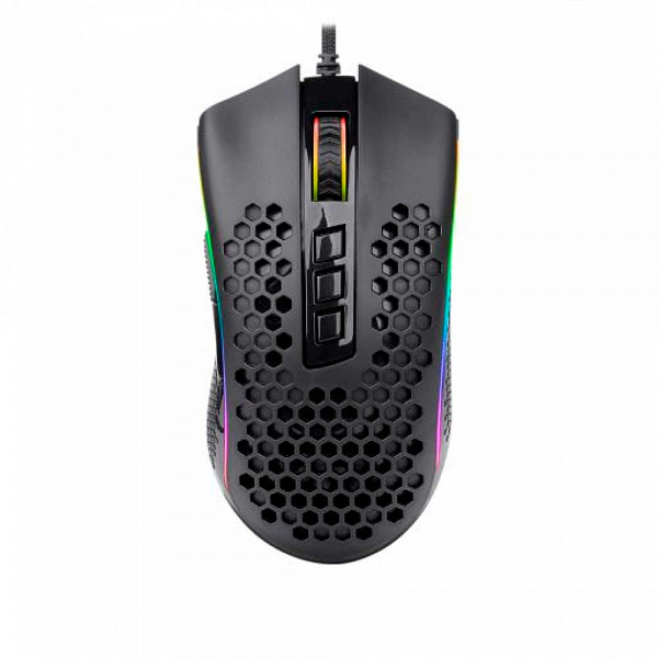 Mouse Gamer Redragon Storm Elite, 16000 DPI, 8 Botões Programáveis, Black, M988-RGB