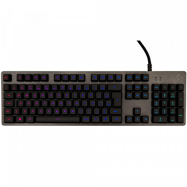 Teclado Mecânico Gamer Logitech G512 Carbon, RGB, Switch GX Brown, ABNT2 - 920-009400