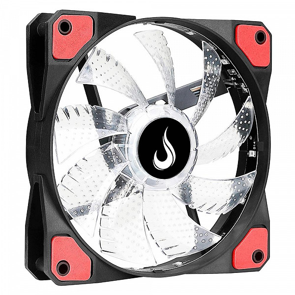Cooler FAN Rise Mode Wind W1, 120mm, LED Vermelho - RM-WN-01-BR