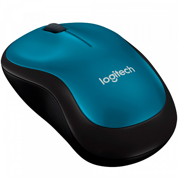 Mouse Logitech M185 Sem Fio Azul 1000 DPI