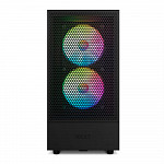 Gabinete Gamer NZXT H5 Flow RGB, Mid-Tower, Lateral de Vidro com 4 Fans, Preto - CC-H51FB-R1