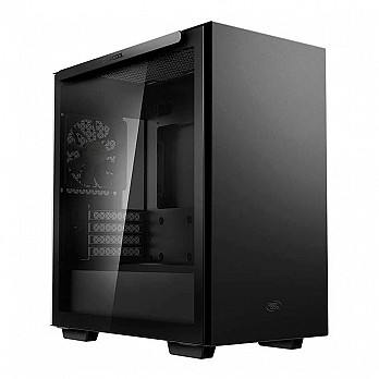 Gabinete Deepcool Macube 110 Vidro Temp Preto, R-MACUBE110-BKNGM0N-B-1