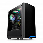 Gabinete Thermaltake H100 Tg Black /TeampGlass1/120mm Blue-CA-1L4-00M1WN-00