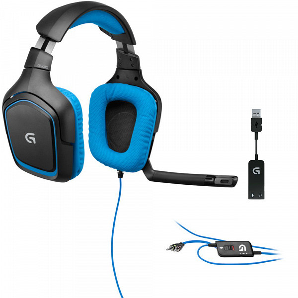 Headset Gamer Logitech G430 7.1 Surround