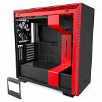 Gabinete Gamer NZXT H710i, Mid Tower, Com 4 Fans, Vidro Temperado, Vermelho, S-Fonte, CA-H710I-BR